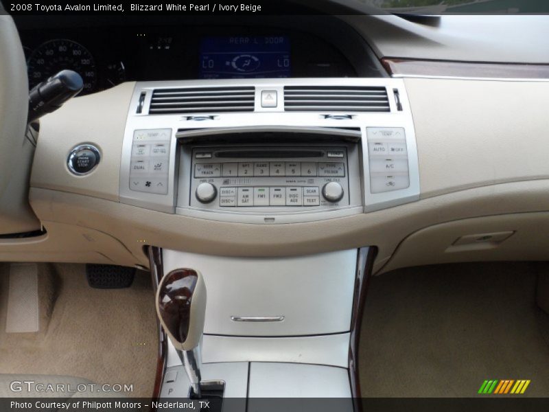 Blizzard White Pearl / Ivory Beige 2008 Toyota Avalon Limited