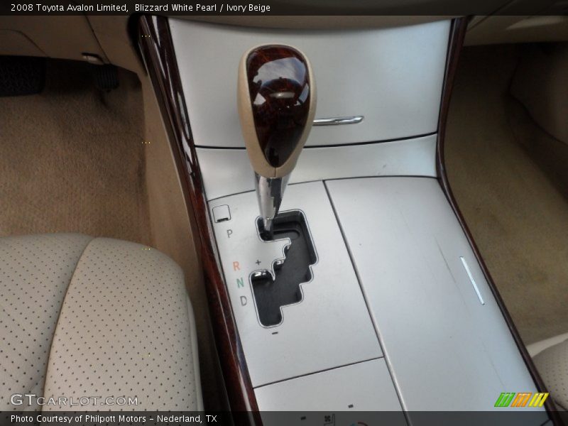 Blizzard White Pearl / Ivory Beige 2008 Toyota Avalon Limited