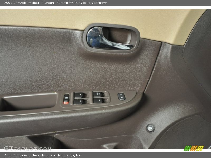 Summit White / Cocoa/Cashmere 2009 Chevrolet Malibu LT Sedan