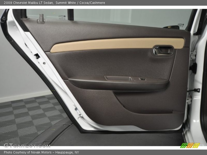 Summit White / Cocoa/Cashmere 2009 Chevrolet Malibu LT Sedan