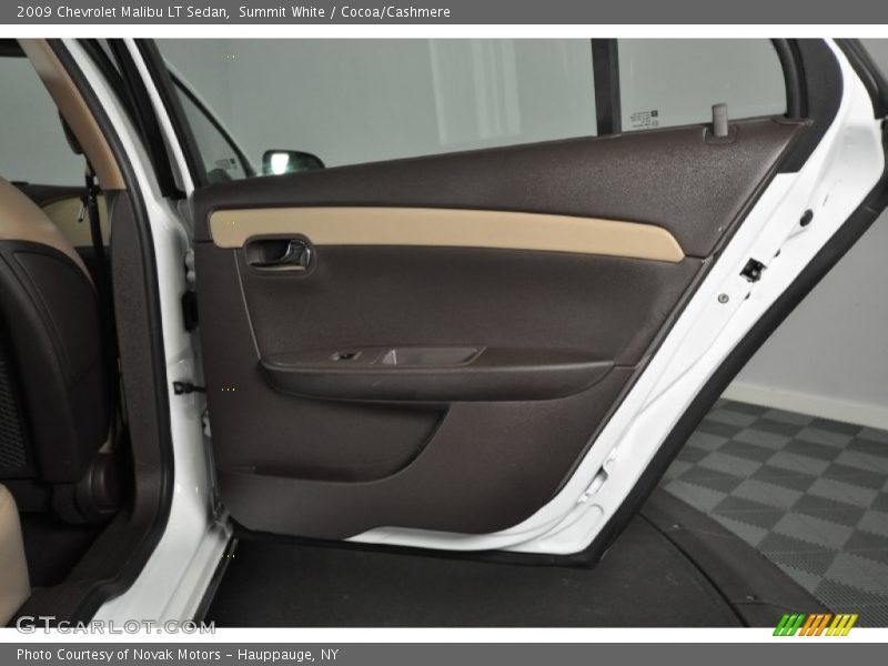Summit White / Cocoa/Cashmere 2009 Chevrolet Malibu LT Sedan