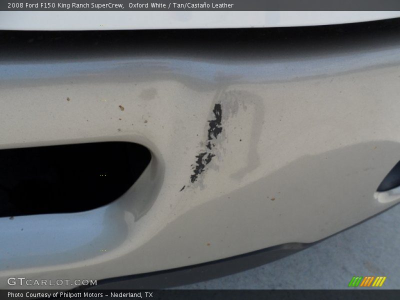 Oxford White / Tan/Castaño Leather 2008 Ford F150 King Ranch SuperCrew