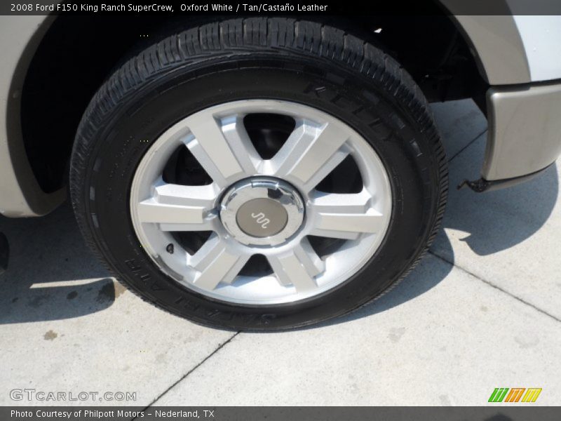 Oxford White / Tan/Castaño Leather 2008 Ford F150 King Ranch SuperCrew