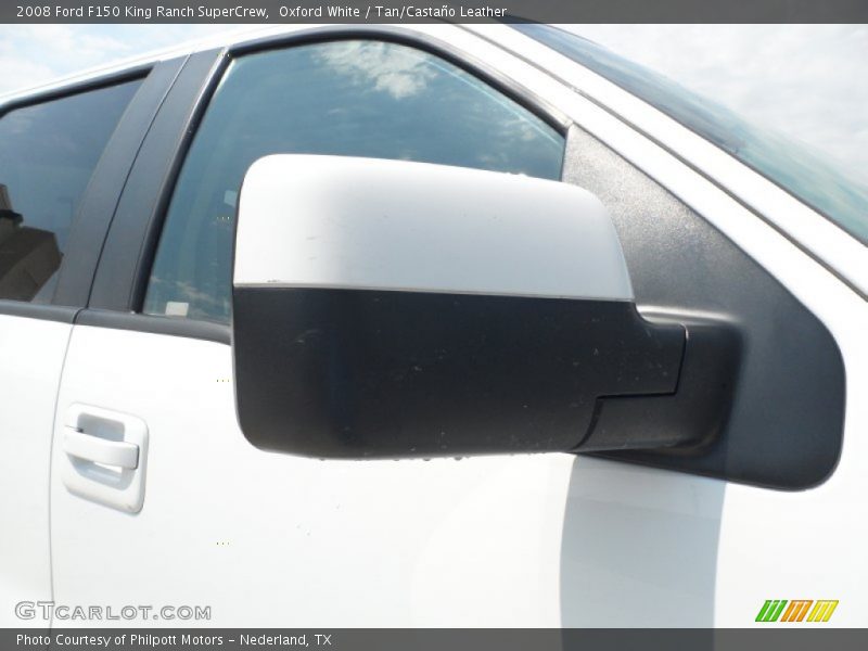 Oxford White / Tan/Castaño Leather 2008 Ford F150 King Ranch SuperCrew