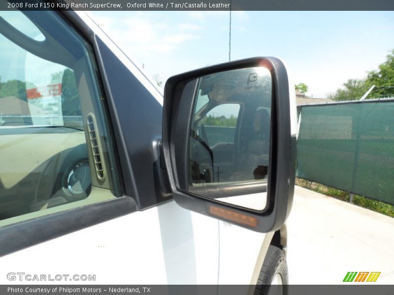 Oxford White / Tan/Castaño Leather 2008 Ford F150 King Ranch SuperCrew