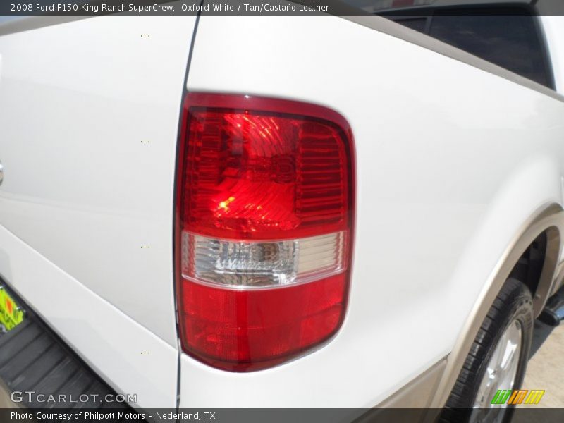 Oxford White / Tan/Castaño Leather 2008 Ford F150 King Ranch SuperCrew