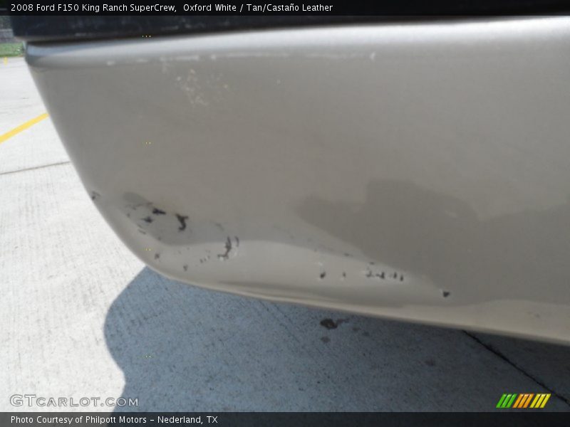 Oxford White / Tan/Castaño Leather 2008 Ford F150 King Ranch SuperCrew