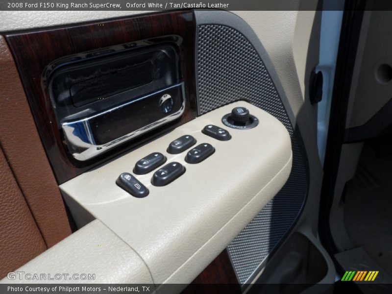 Oxford White / Tan/Castaño Leather 2008 Ford F150 King Ranch SuperCrew