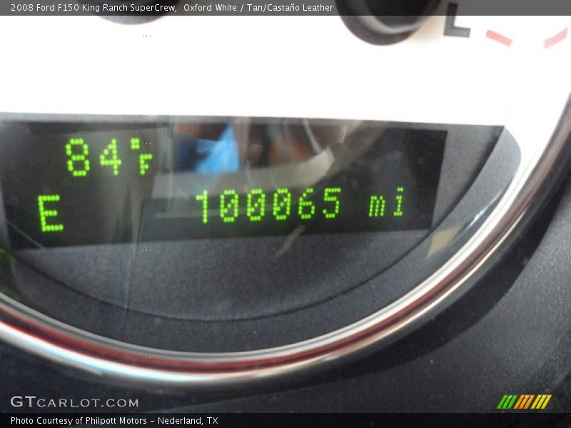 Oxford White / Tan/Castaño Leather 2008 Ford F150 King Ranch SuperCrew