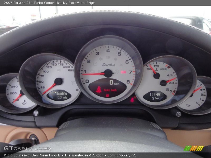  2007 911 Turbo Coupe Turbo Coupe Gauges