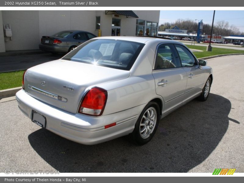 Titanium Silver / Black 2002 Hyundai XG350 Sedan