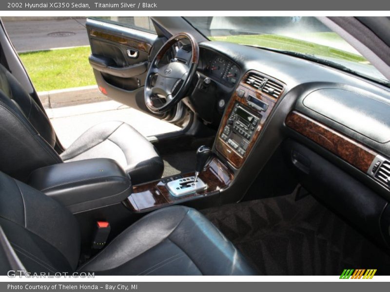 Titanium Silver / Black 2002 Hyundai XG350 Sedan