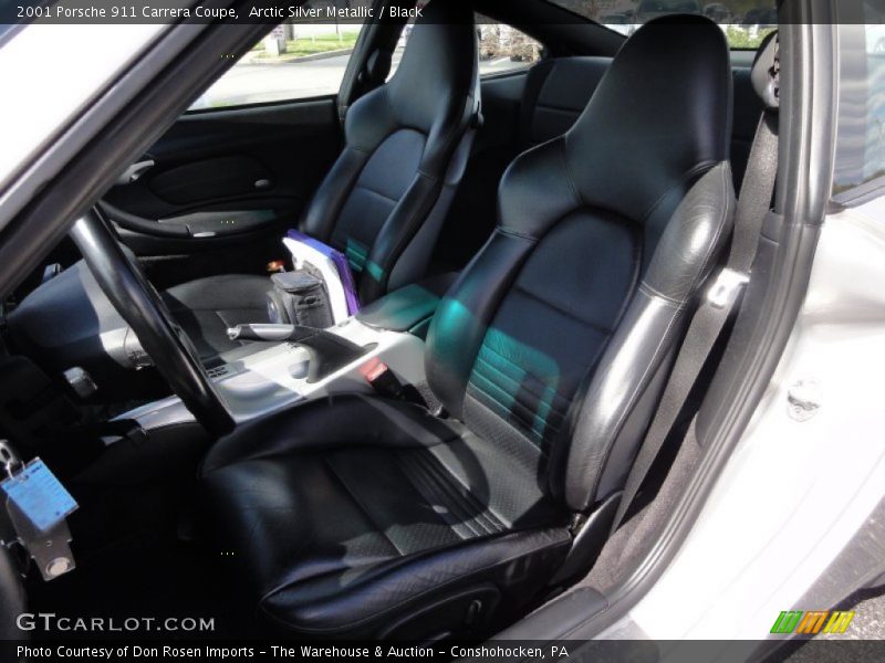Arctic Silver Metallic / Black 2001 Porsche 911 Carrera Coupe
