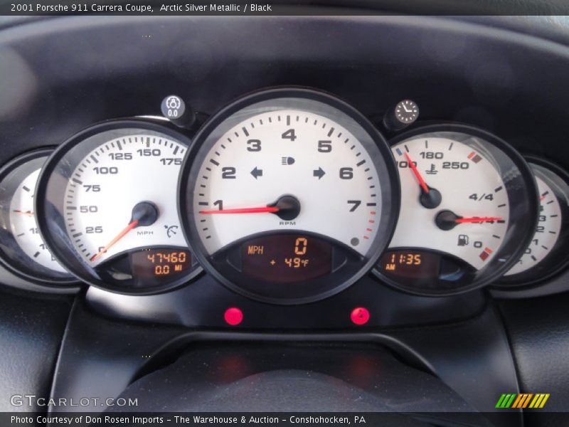  2001 911 Carrera Coupe Carrera Coupe Gauges