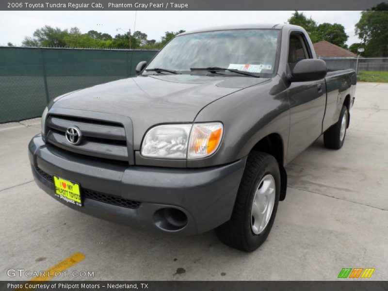Phantom Gray Pearl / Taupe 2006 Toyota Tundra Regular Cab