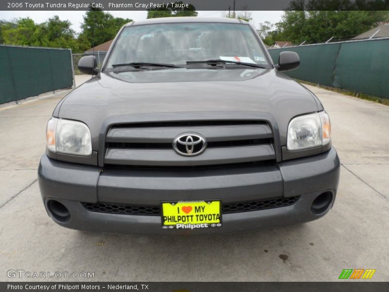 Phantom Gray Pearl / Taupe 2006 Toyota Tundra Regular Cab