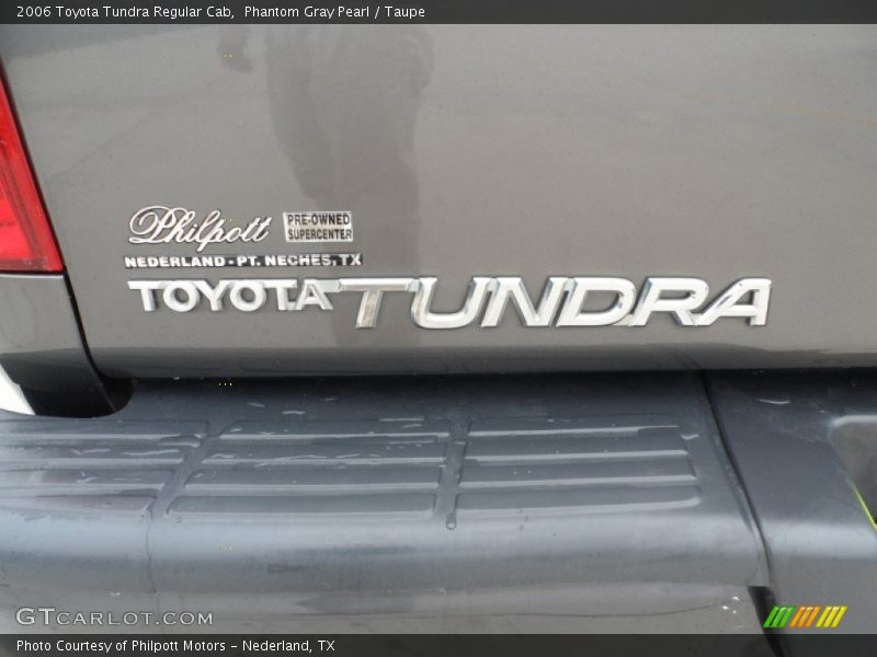 Phantom Gray Pearl / Taupe 2006 Toyota Tundra Regular Cab