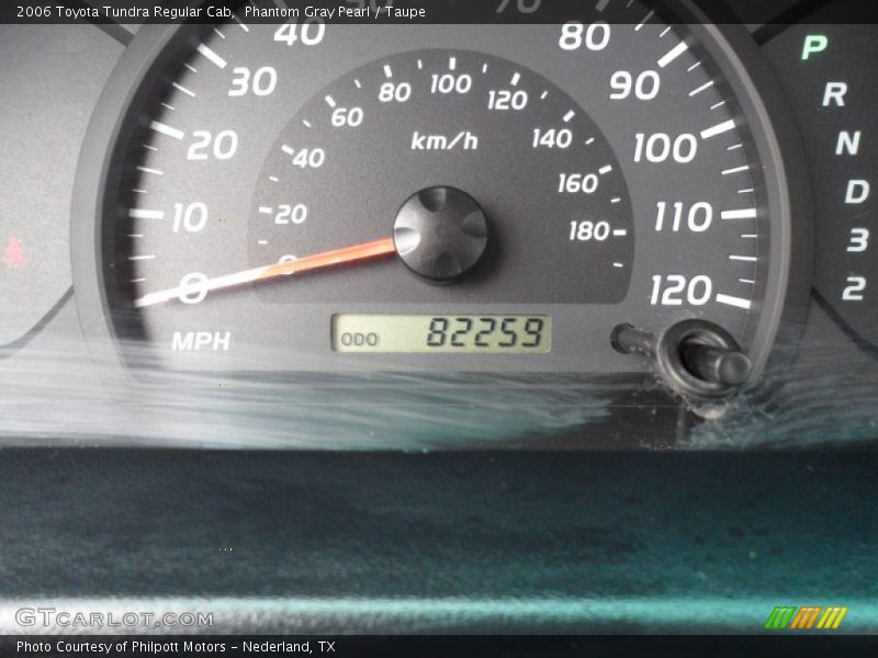 Phantom Gray Pearl / Taupe 2006 Toyota Tundra Regular Cab