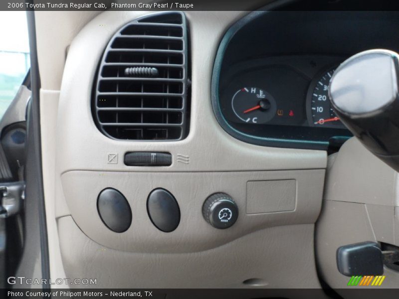 Phantom Gray Pearl / Taupe 2006 Toyota Tundra Regular Cab