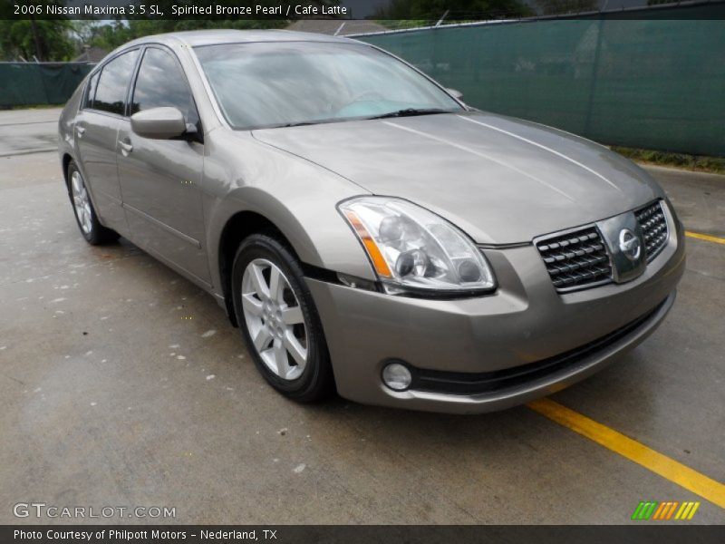 Spirited Bronze Pearl / Cafe Latte 2006 Nissan Maxima 3.5 SL
