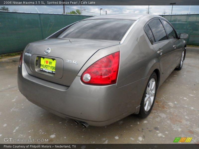 Spirited Bronze Pearl / Cafe Latte 2006 Nissan Maxima 3.5 SL