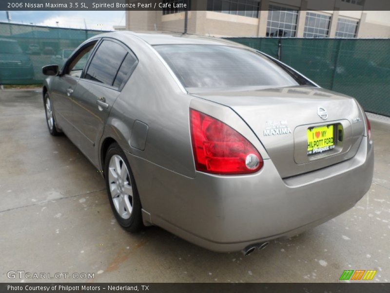 Spirited Bronze Pearl / Cafe Latte 2006 Nissan Maxima 3.5 SL