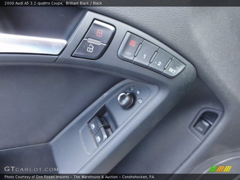 Brilliant Black / Black 2009 Audi A5 3.2 quattro Coupe