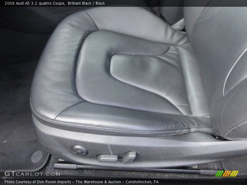 Brilliant Black / Black 2009 Audi A5 3.2 quattro Coupe