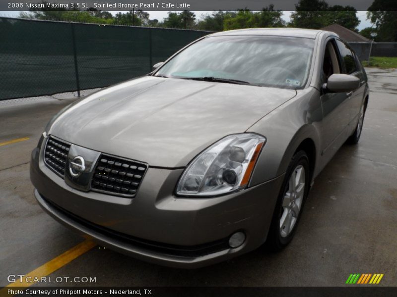 Spirited Bronze Pearl / Cafe Latte 2006 Nissan Maxima 3.5 SL