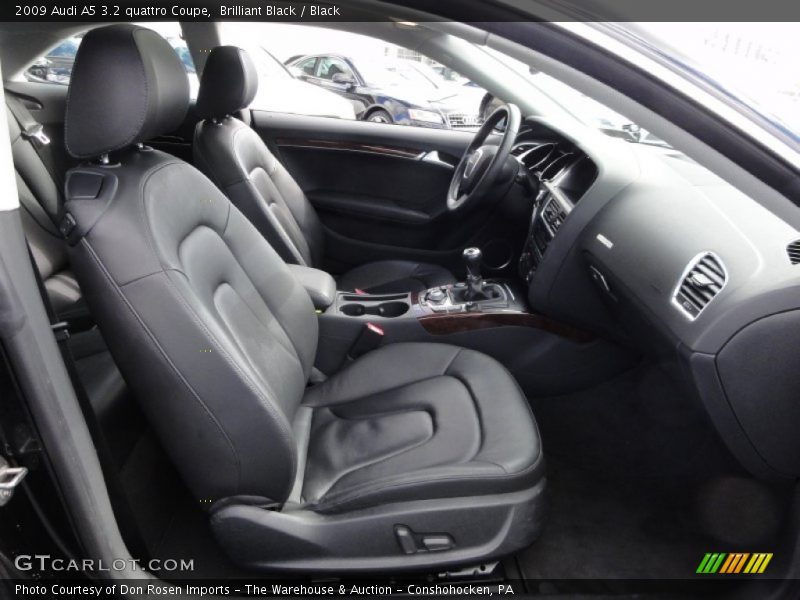 Brilliant Black / Black 2009 Audi A5 3.2 quattro Coupe