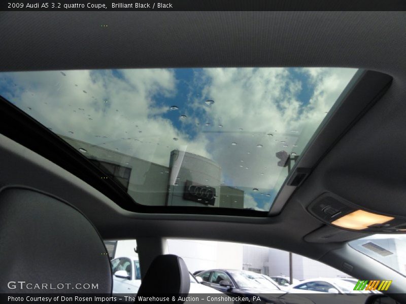 Brilliant Black / Black 2009 Audi A5 3.2 quattro Coupe