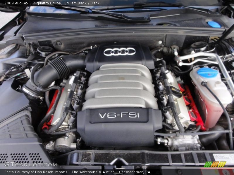 Brilliant Black / Black 2009 Audi A5 3.2 quattro Coupe