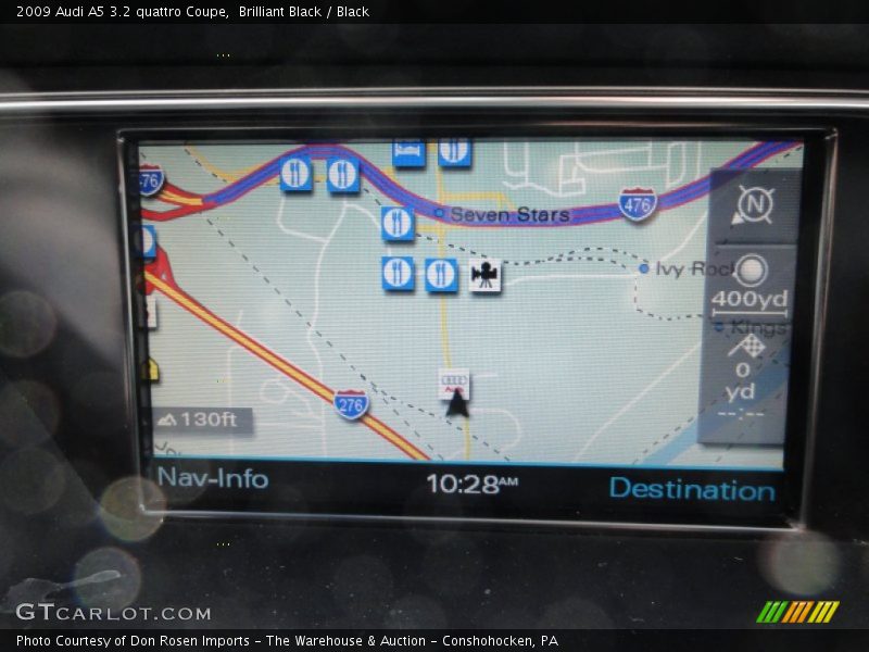 Brilliant Black / Black 2009 Audi A5 3.2 quattro Coupe