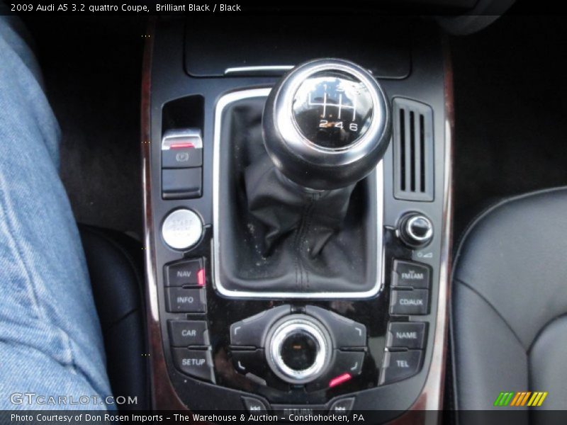 Brilliant Black / Black 2009 Audi A5 3.2 quattro Coupe