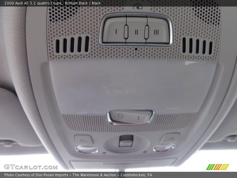 Brilliant Black / Black 2009 Audi A5 3.2 quattro Coupe