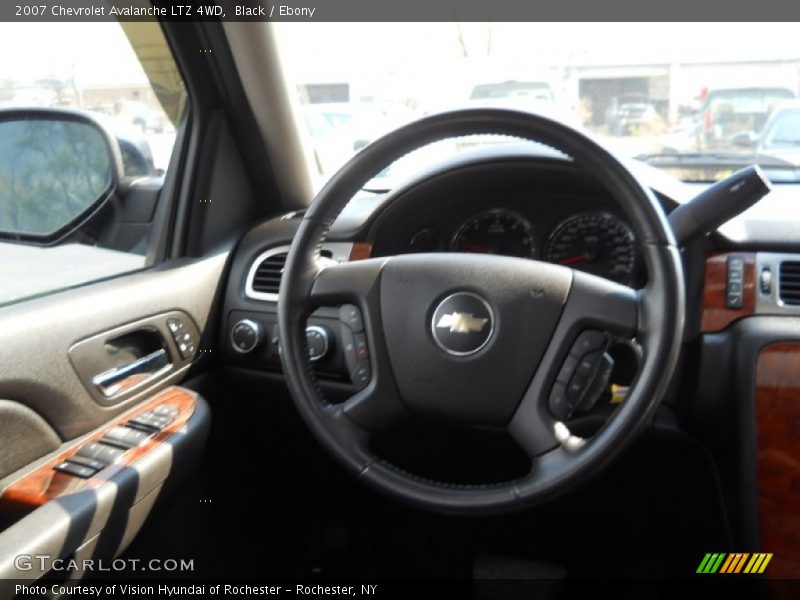 Black / Ebony 2007 Chevrolet Avalanche LTZ 4WD