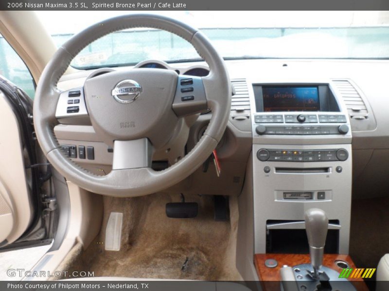 Spirited Bronze Pearl / Cafe Latte 2006 Nissan Maxima 3.5 SL