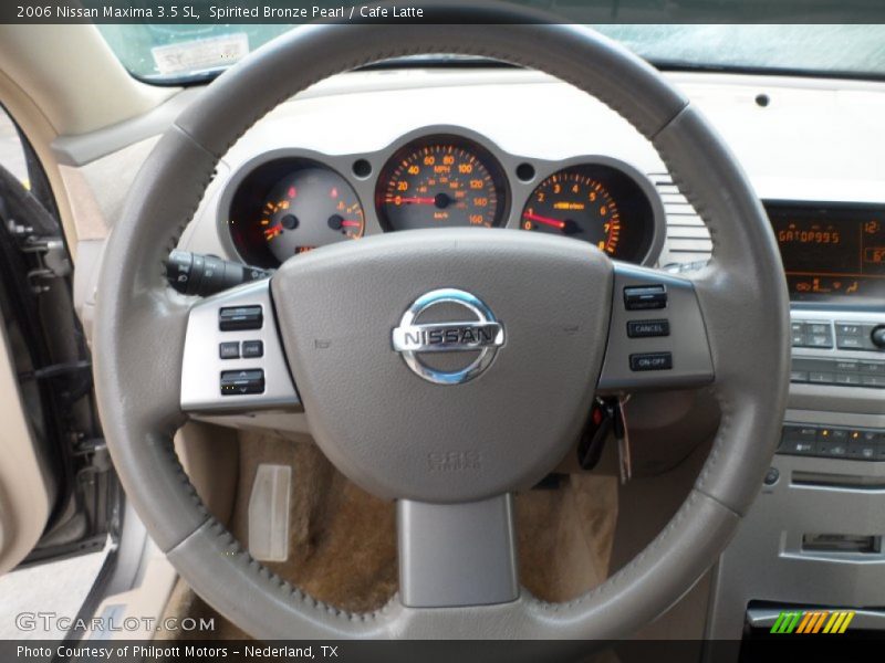 Spirited Bronze Pearl / Cafe Latte 2006 Nissan Maxima 3.5 SL