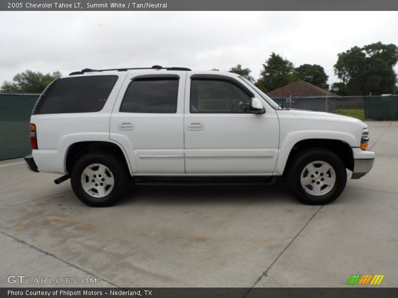 Summit White / Tan/Neutral 2005 Chevrolet Tahoe LT