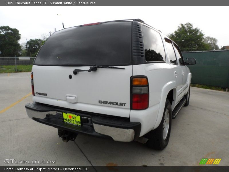 Summit White / Tan/Neutral 2005 Chevrolet Tahoe LT