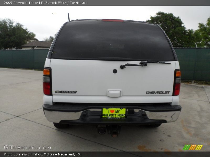 Summit White / Tan/Neutral 2005 Chevrolet Tahoe LT