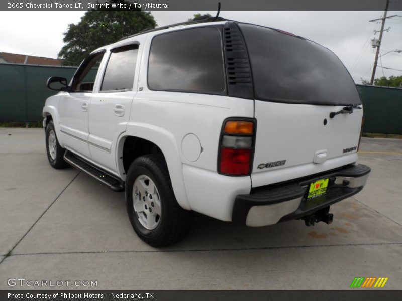 Summit White / Tan/Neutral 2005 Chevrolet Tahoe LT