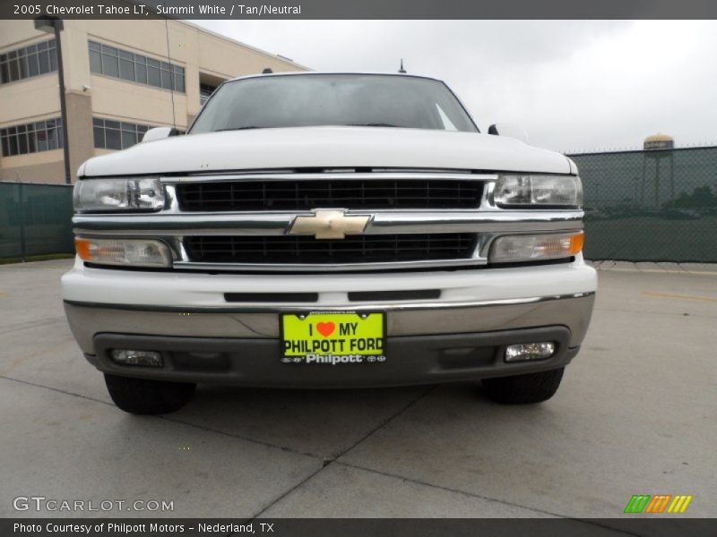 Summit White / Tan/Neutral 2005 Chevrolet Tahoe LT
