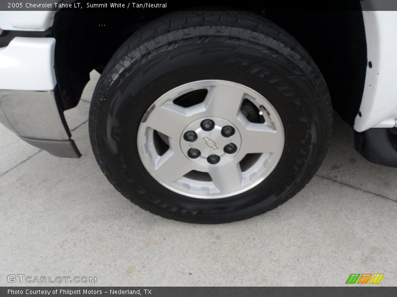 Summit White / Tan/Neutral 2005 Chevrolet Tahoe LT