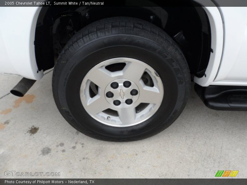 Summit White / Tan/Neutral 2005 Chevrolet Tahoe LT