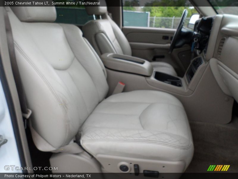 Summit White / Tan/Neutral 2005 Chevrolet Tahoe LT