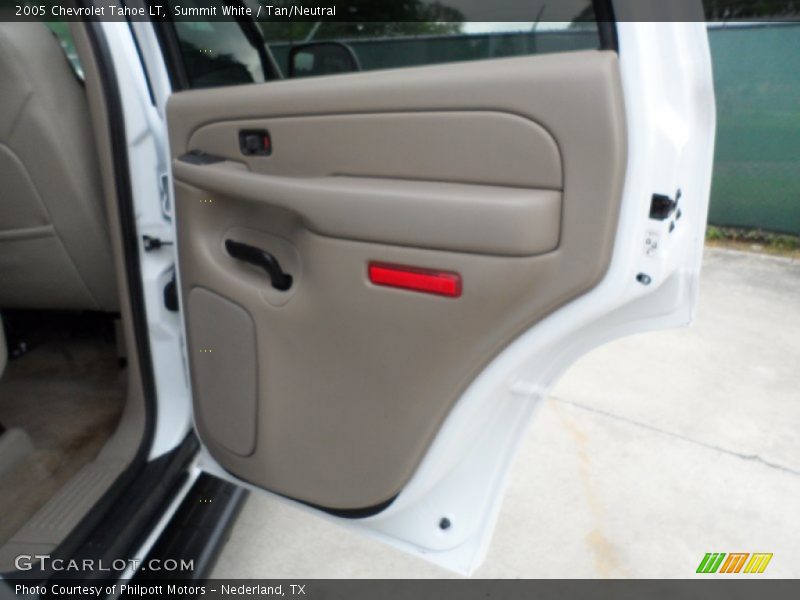 Summit White / Tan/Neutral 2005 Chevrolet Tahoe LT