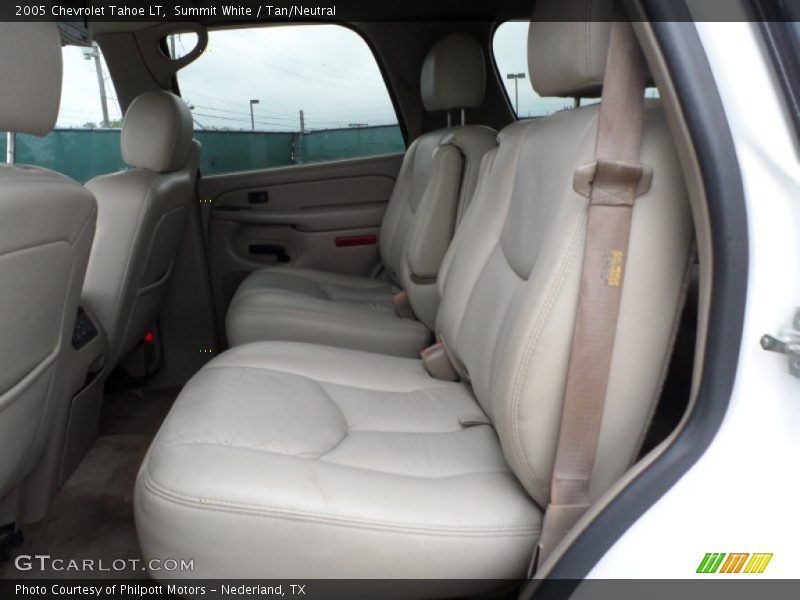 Summit White / Tan/Neutral 2005 Chevrolet Tahoe LT