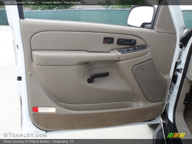 Summit White / Tan/Neutral 2005 Chevrolet Tahoe LT