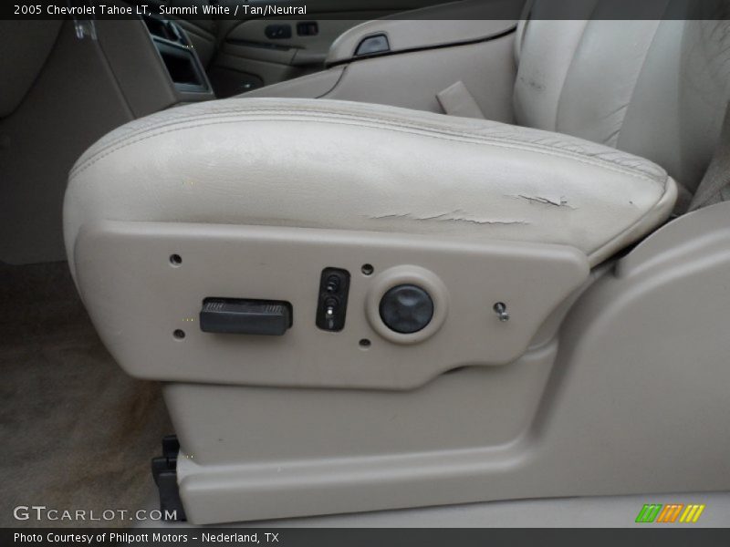 Summit White / Tan/Neutral 2005 Chevrolet Tahoe LT